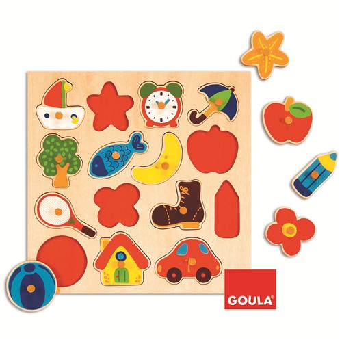 Goula Puzzle Silhouettes 15 pcs